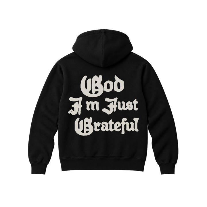 Grateful Zip Tour Hoodie - Black